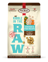 Primal Kibble in the Raw Cat Food Chicken and Fish Recipe