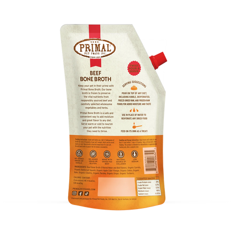 PRIMAL FROZEN BONE BROTH BEEF