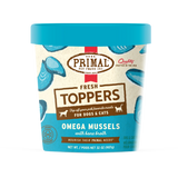 PRIMAL FRESH TOPPER OMEGA MUSSELS 16OZ