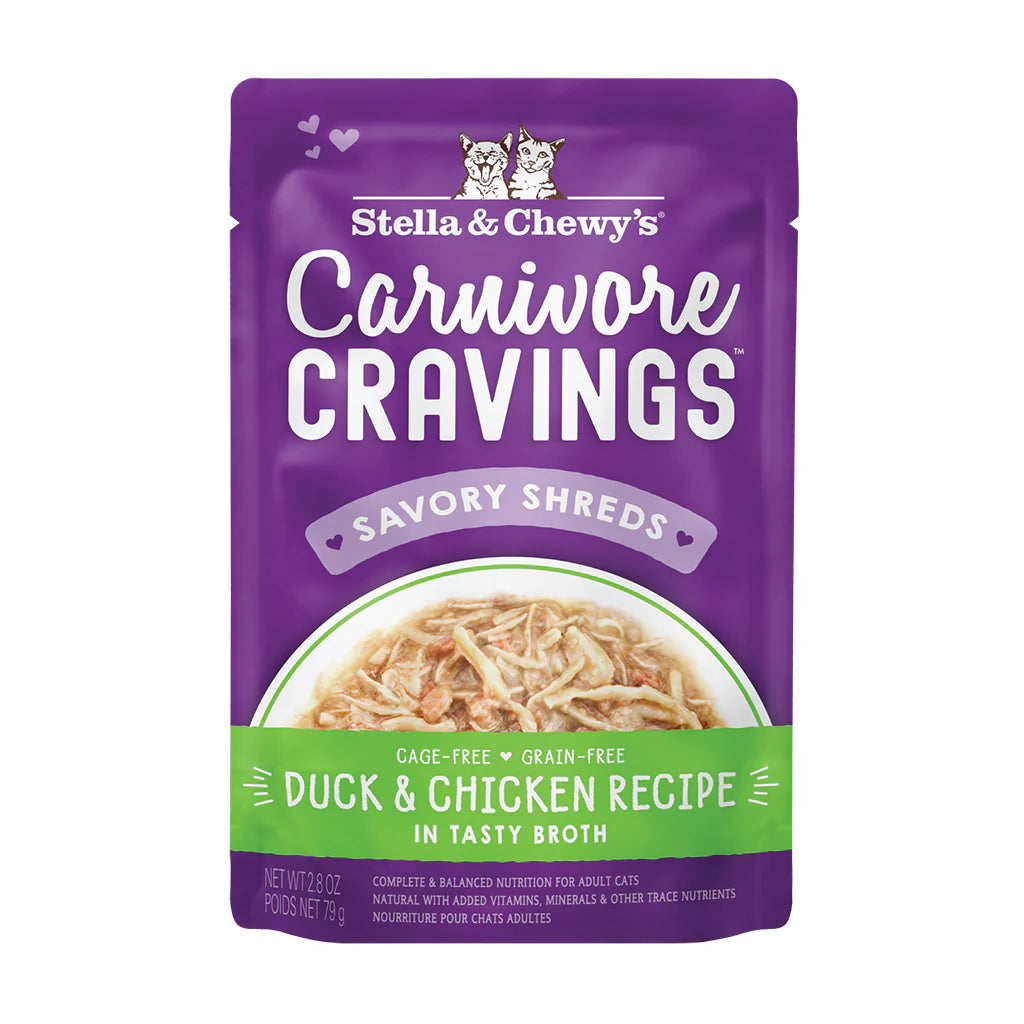Stella & Chewy's Carnivore Cravings Shreds Pouches 2.8OZ