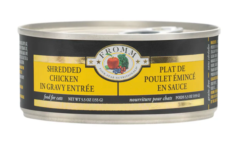 FROMM CAT CAN SHREDDED CHICKEN 5.5OZ