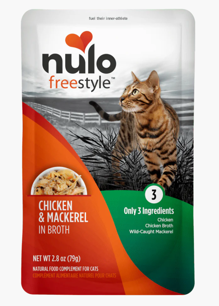 NULO CAT 2.8OZ POUCHES CHICKEN AND MACKEREL