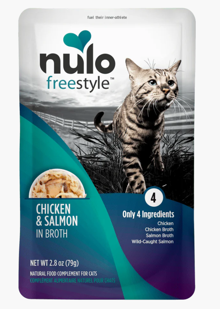 NULO CAT 2.8OZ POUCHES CHICKEN AND SALMON
