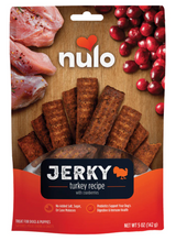NULO JERKY STRIPS TURKEY WITH CRANBERRIES