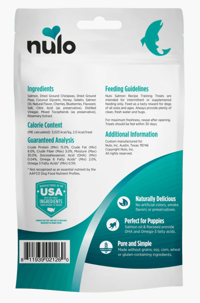 NULO FREESTYLE TRAINING TREATS SALMON