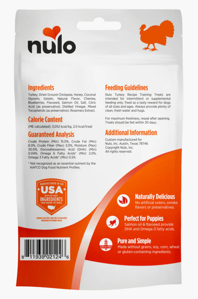 NULO FREESTYLE TRAINING TREATS TURKEY