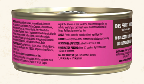 RAWZ CAT CAN 96% RABBIT AND PUMPKIN PATE CAT FOOD 3OZ