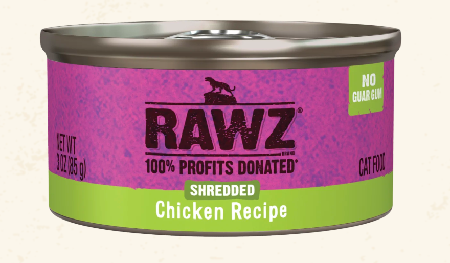 RAWZ CAT CAN SHREDDED CHICKEN CAT FOOD RECIPE 3OZ