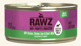 RAWZ With Goat's Milk 96% Chicken & Chicken Liver Canned Cat Food