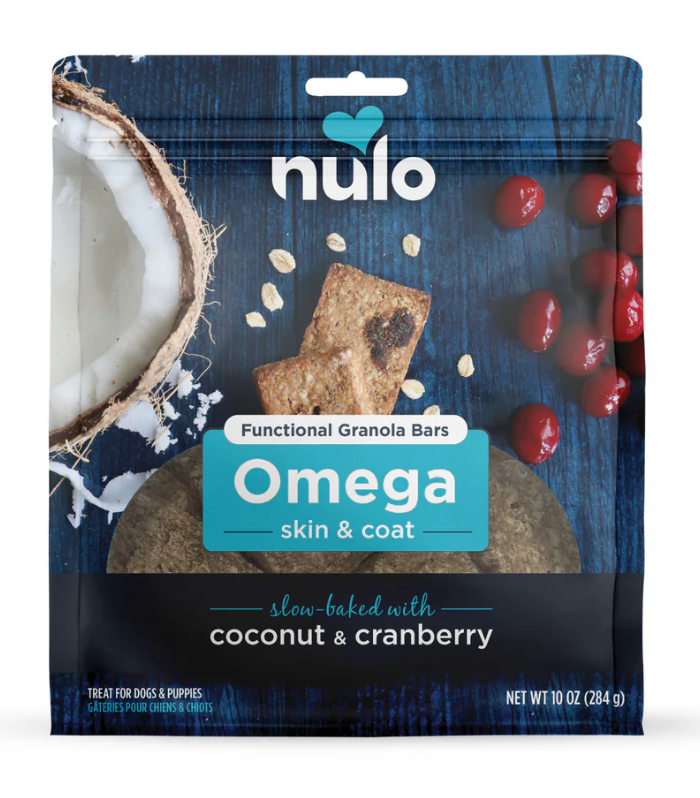 NULO OMEGA SKIN AND COAT FUNCTIONAL GRANOLA BARS