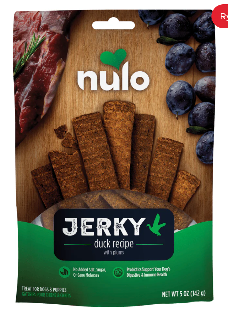 NULO JERKY STRIPS DUCK WITH PLUMS