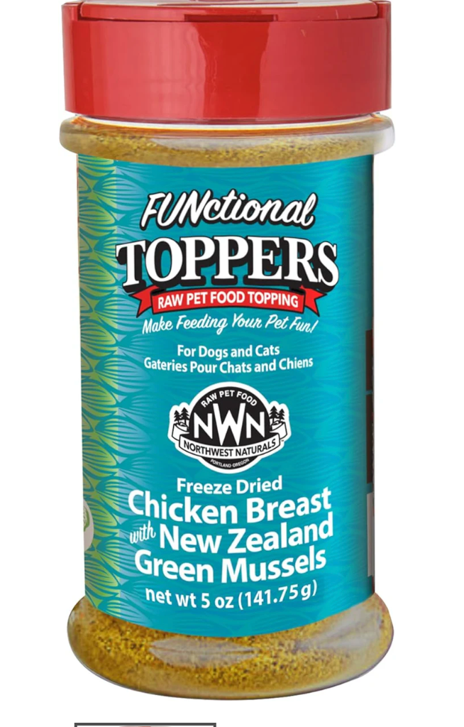 NORTHWEST NATURALS FUNCTIONAL FREEZE DRIED DOG AND CAT FOOD TOPPERS