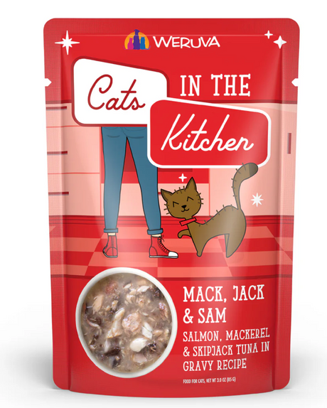 WERUVA CAT'S IN THE KITCHEN POUCH 3 OZ