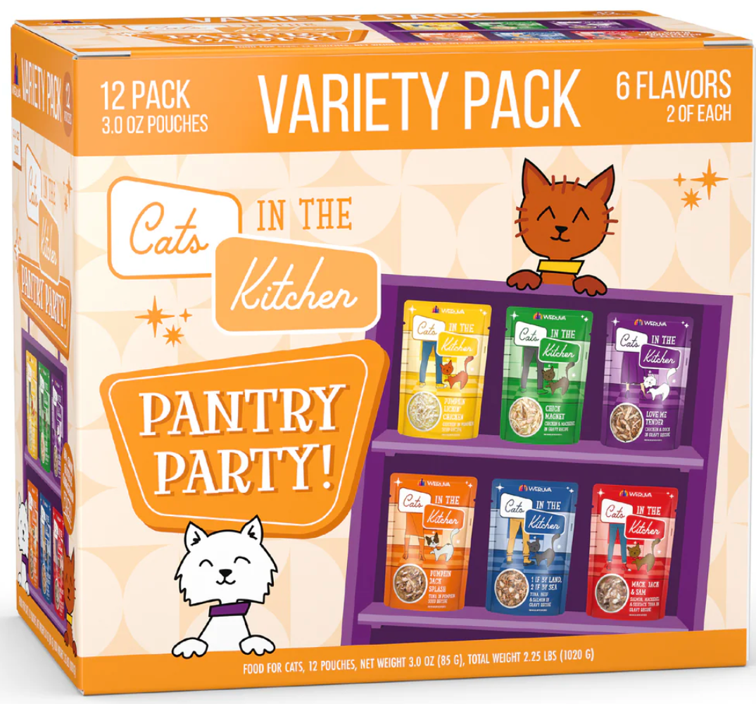 WERUVA CAT POUCH CITK PANTRY PARTY VARIETY PACK