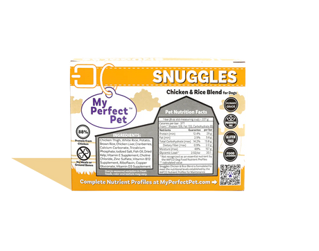 My Perfect Pet Snuggles Chicken and Rice Blend 4LB
