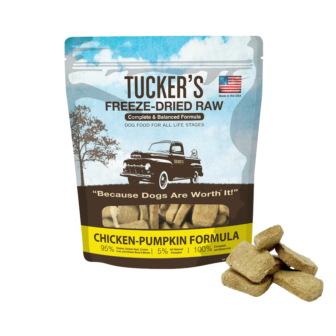 Tucker's Chicken-Pumpkin Freeze-Dried Diet for Dogs