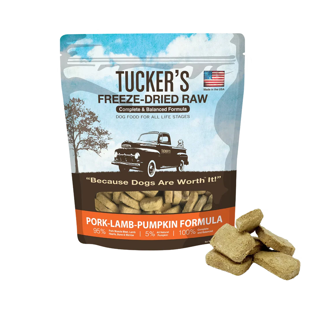 Tucker's Pork-Lamb-Pumpkin Freeze-Dried Diet