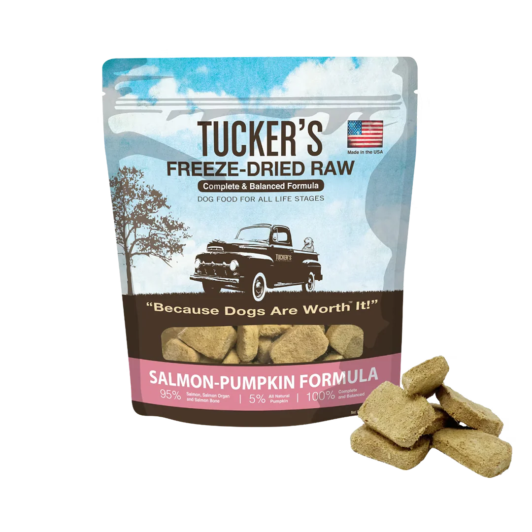 Tucker's Salmon-Pumpkin Freeze-Dried Diet