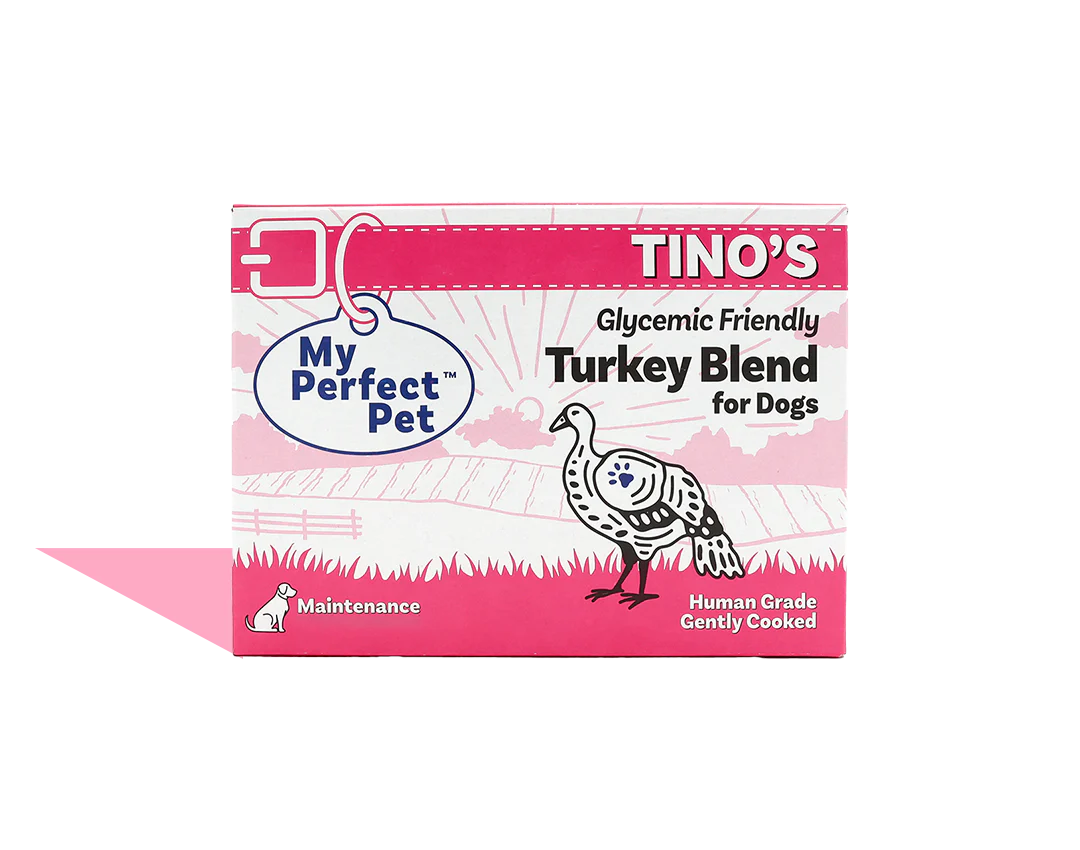 MY PERFECT PET FROZEN DOG TINOS LOW GLYCEMIC TURKEY 4LB