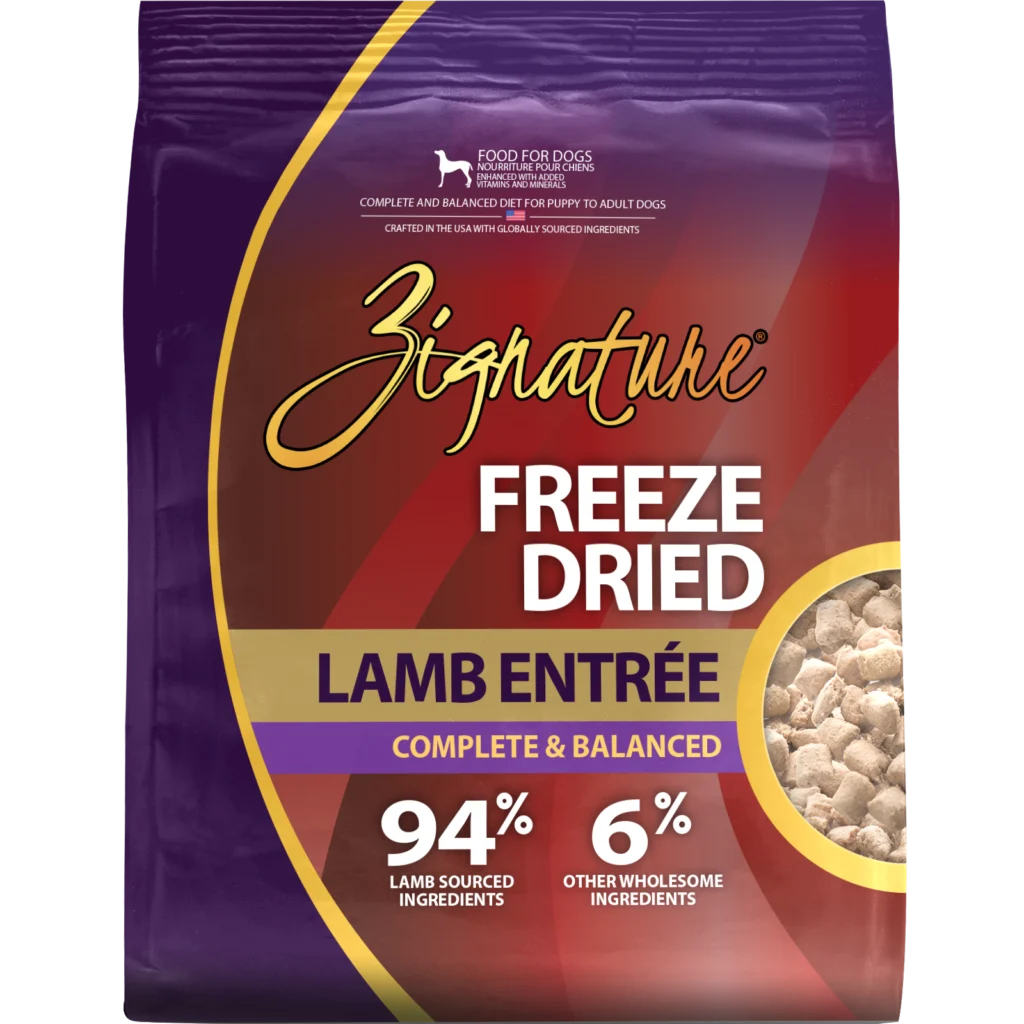 Zignature Original Freeze Dried Lamb Entrée for Dogs
