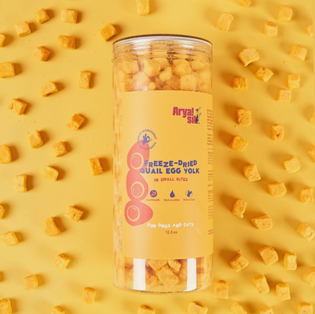 ARYA SIT FREEZE-DRIED QUAIL EGG YOLK BITES 12.3OZ