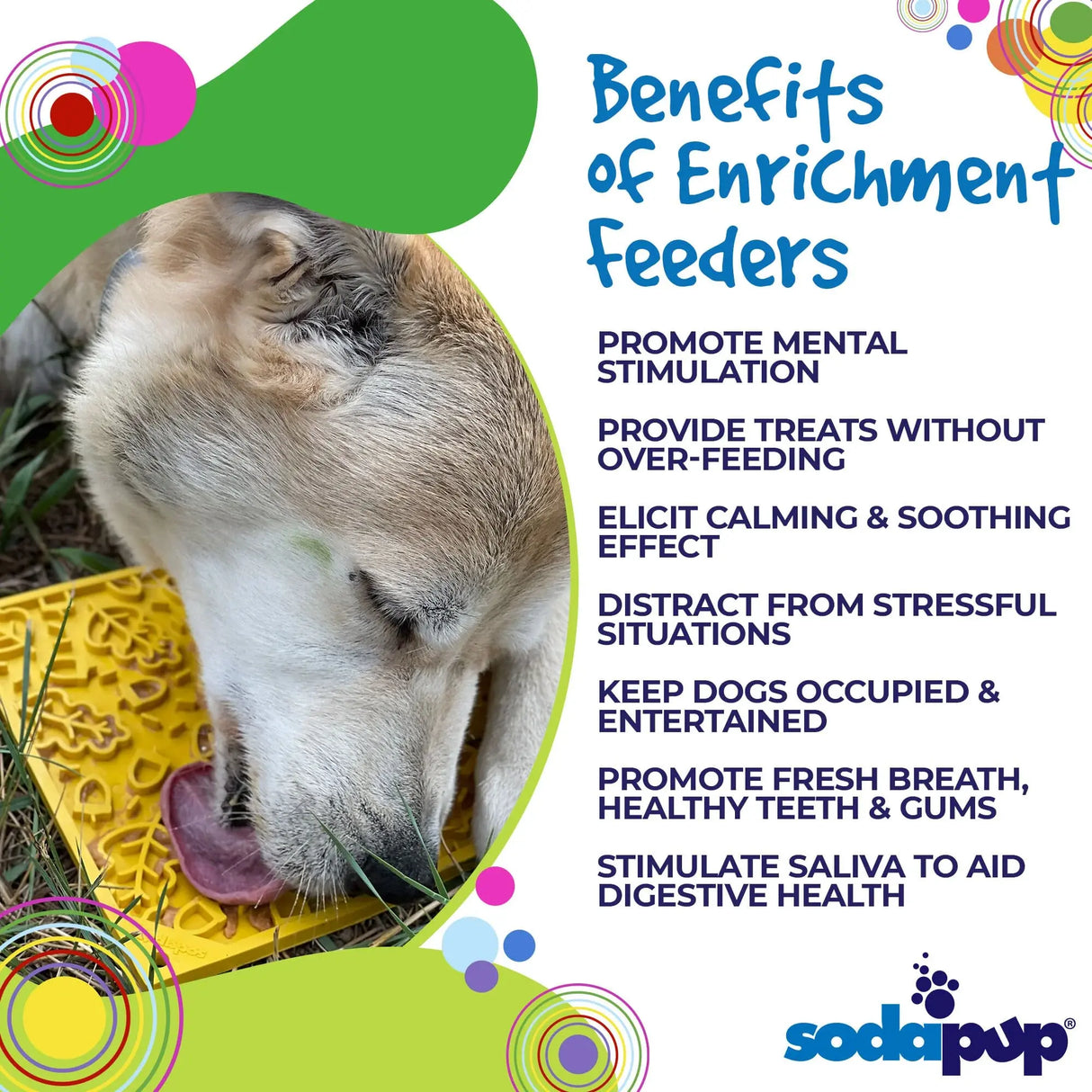 Sodapup Autumn Large Enrichment Lick Mat