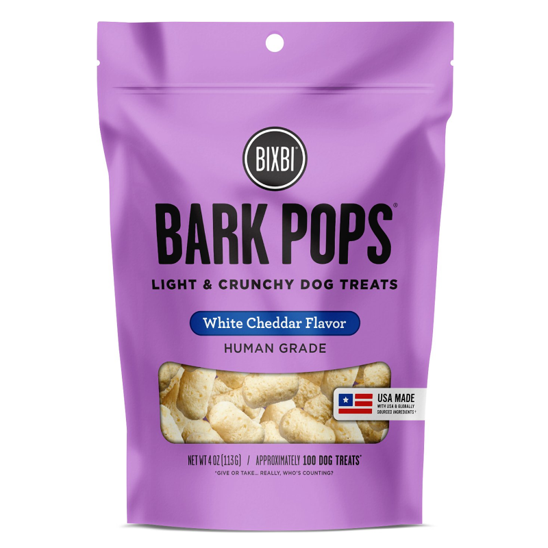 BIXBI BARK POPS WHITE CHEDDAR