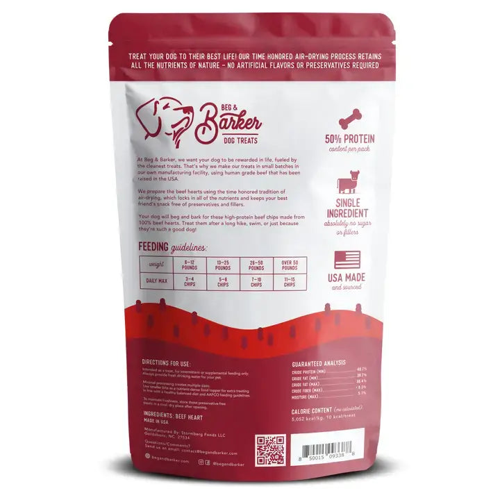 BEG AND BARKER BEEF CHIPS 3.5OZ