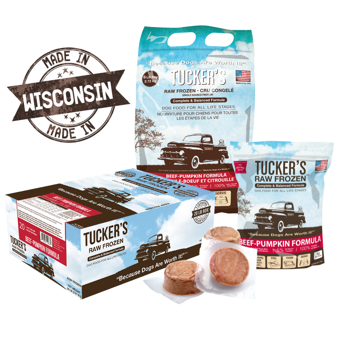 Tucker's Beef and Pumpkin Frozen Raw Dog Food