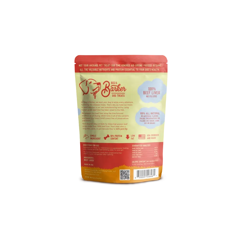 BEG AND BARKER BEEF JERKY 4OZ