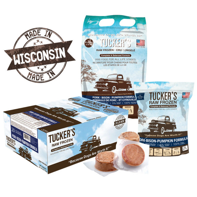 Tucker's Pork, Bison, and Pumpkin Frozen Raw Dog Food