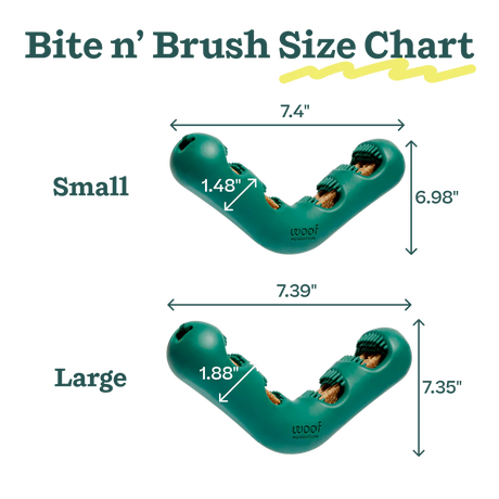Woof The Bite N' Brush Dog Dental Chew