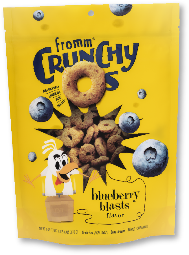 Fromm Crunchy O's Blueberry Blast Dog Treats