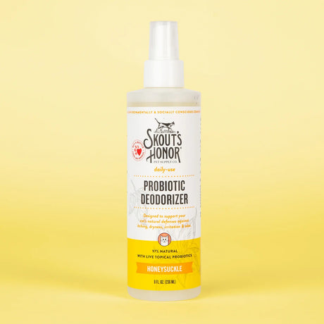 Skout's Honor Probiotic Deodorizer Honeysuckle for Cats