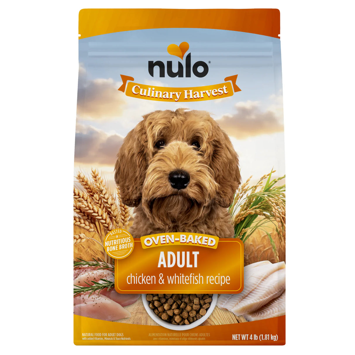 Nulo Culinary Harvest Adult Chicken & Whitefish Recipe Dry Dog Food