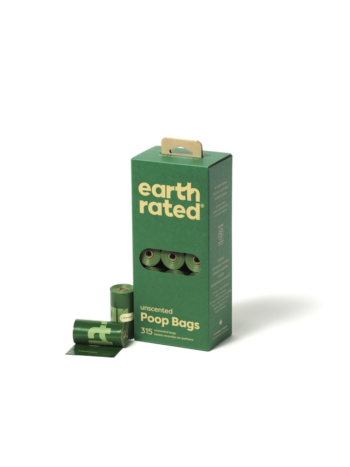 Earth Rated Poop Bags Unscented Refill Rolls