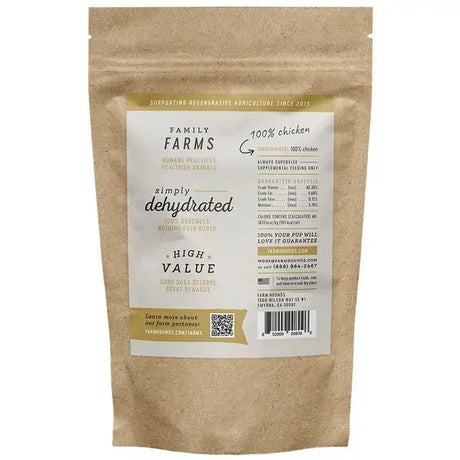 FARM HOUNDS CHICKEN JERKY 3.5OZ