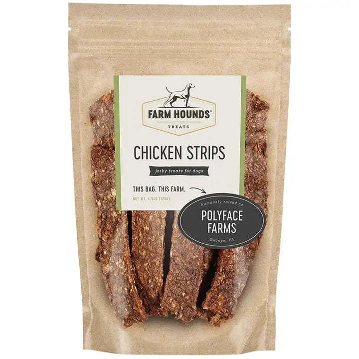 FARM HOUNDS CHICKEN STRIPS 4.5OZ