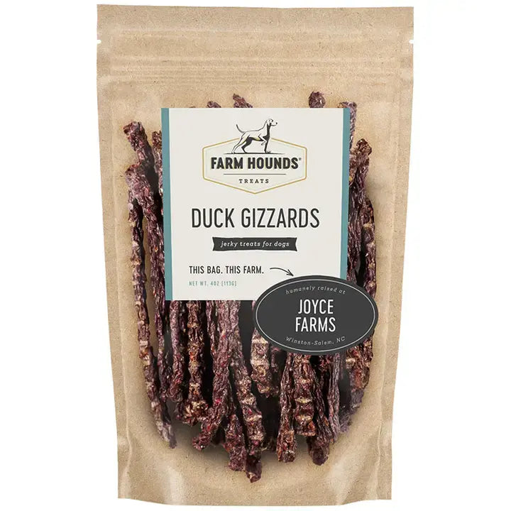 FARM HOUNDS DUCK GIZZARDS 4OZ
