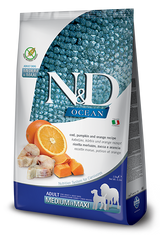 Farmina N&D Ocean Cod, Pumpkin, and Orange for Adult Dogs