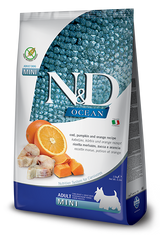 Farmina N&D Ocean Cod, Pumpkin, and Orange for Adult Dogs