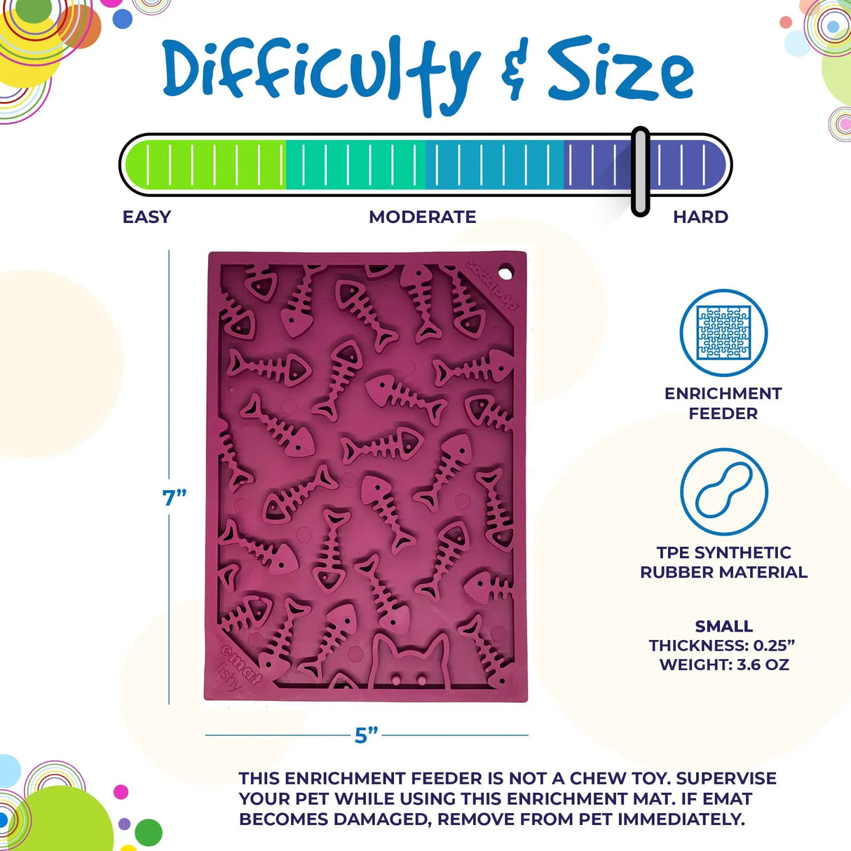 Sodapup Fishy Enrichment Lick Mat