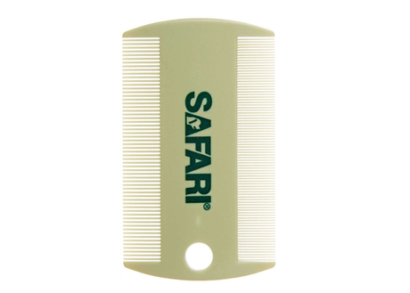 SAFARI DOUBLE SIDED FLEA COMB FOR CATS