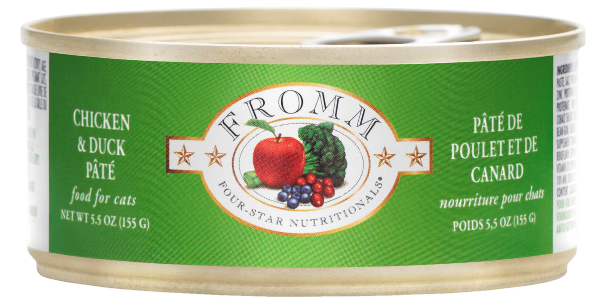 FROMM CAT CAN PATE CHICKEN AND DUCK 5.5OZ