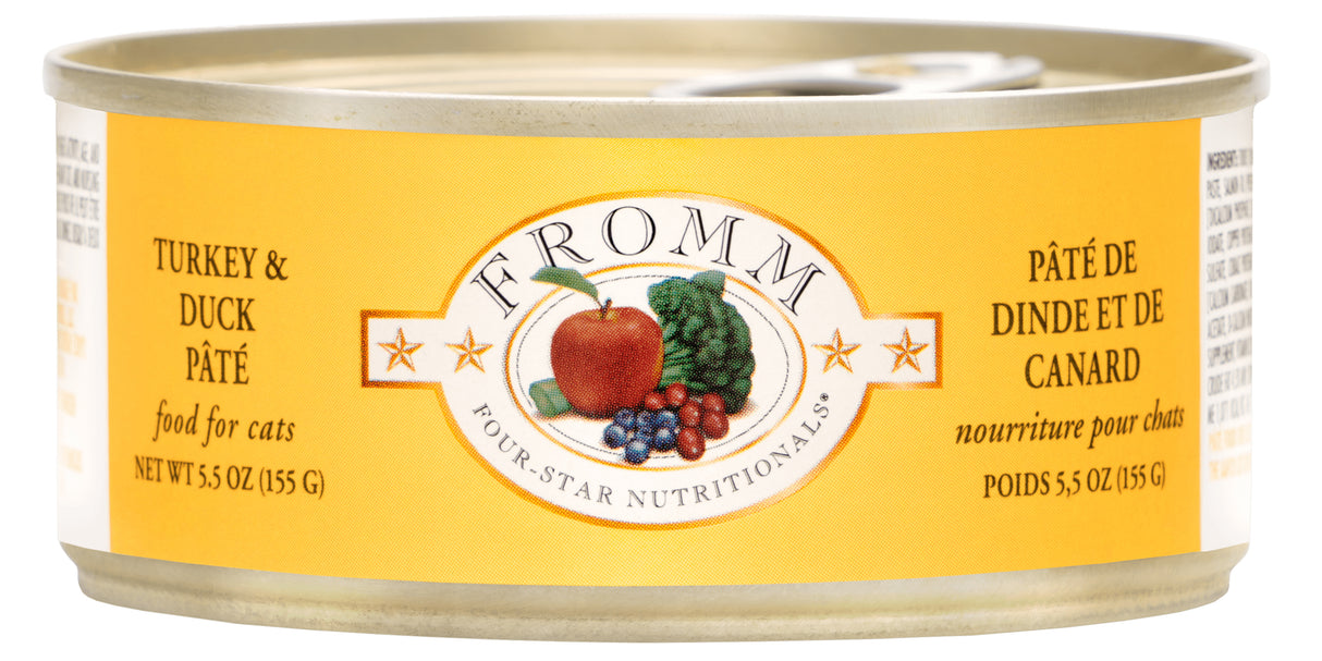 FROMM CAT CAN PATE TURKEY AND DUCK 5.5OZ