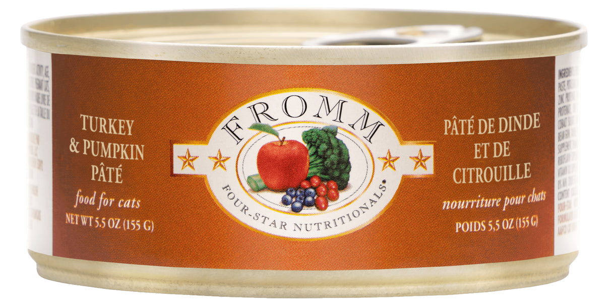 FROMM CAT CAN PATE TURKEY AND PUMPKIN 5.5OZ