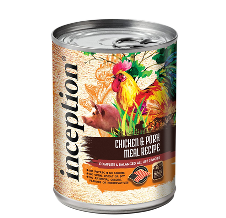 INCEPTION CAN FOOD CHICKEN AND PORK