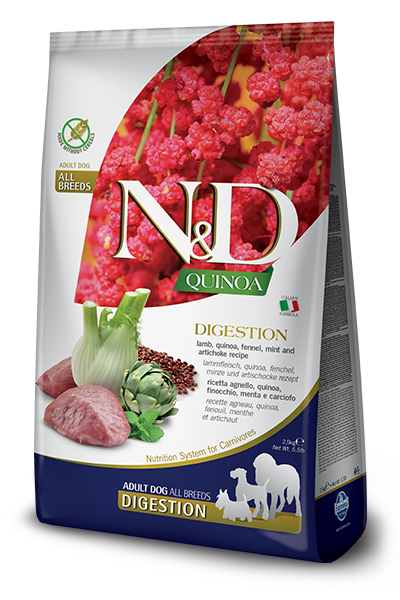 Farmina N&D Digestion Lamb and Quinoa for Adult Dogs