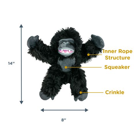 TALL TAILS PLUSH ROPE BODY GORILLA