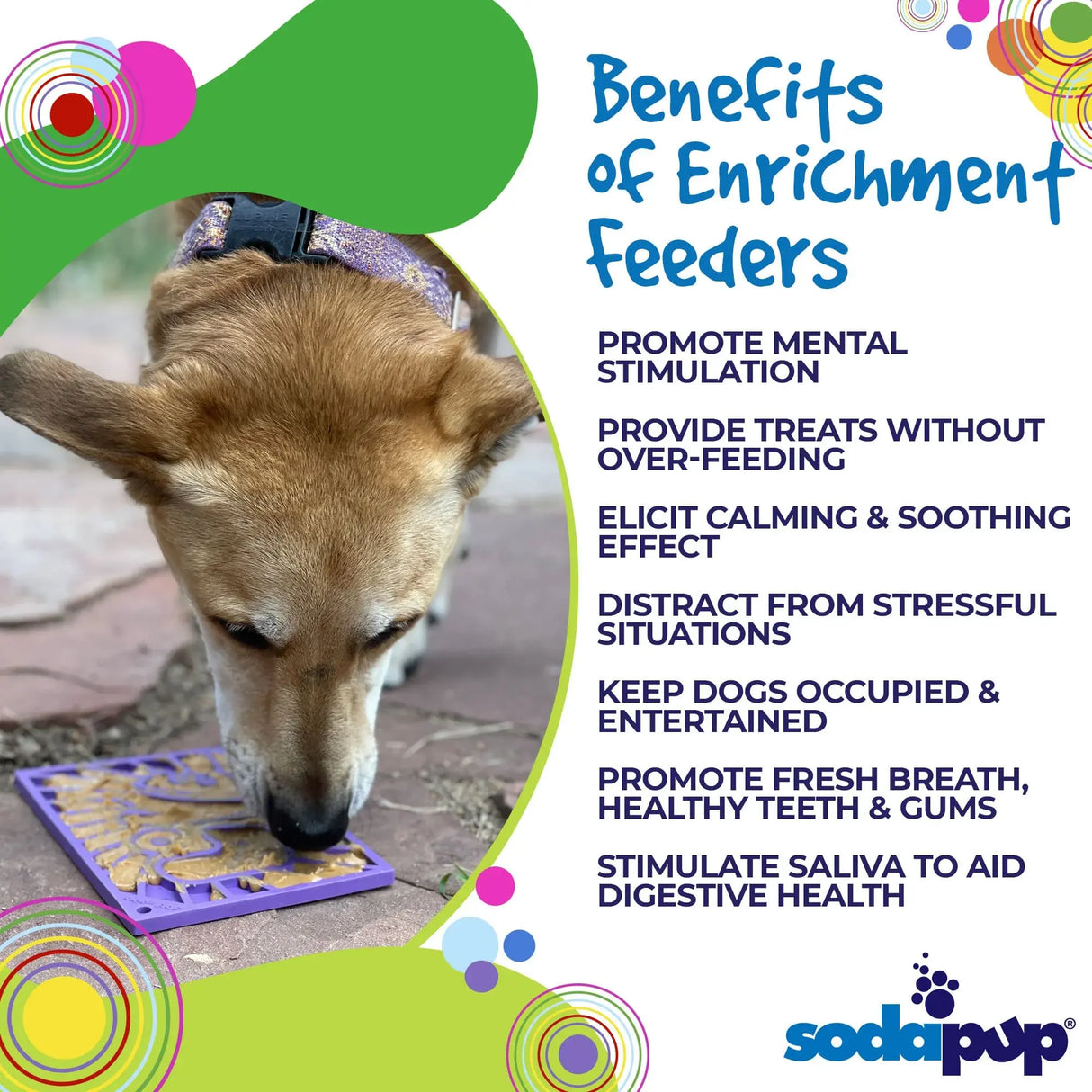 Sodapup Groovy Love Enrichment Lick Mat
